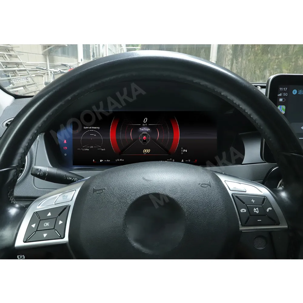 For Mercedes-Benz C W204 2011-2014 Car LCD Dashboard Digital Cluster Virtual Cockpit Instrument Speedometer Multifunctional