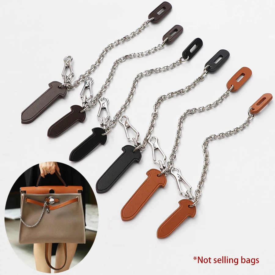 Luxury Leather Pin For Herbag 31 Women Bag Leather Pin Cap Lock Chain Tree Paste Leather Anti Wear Sheet Bag Accessories