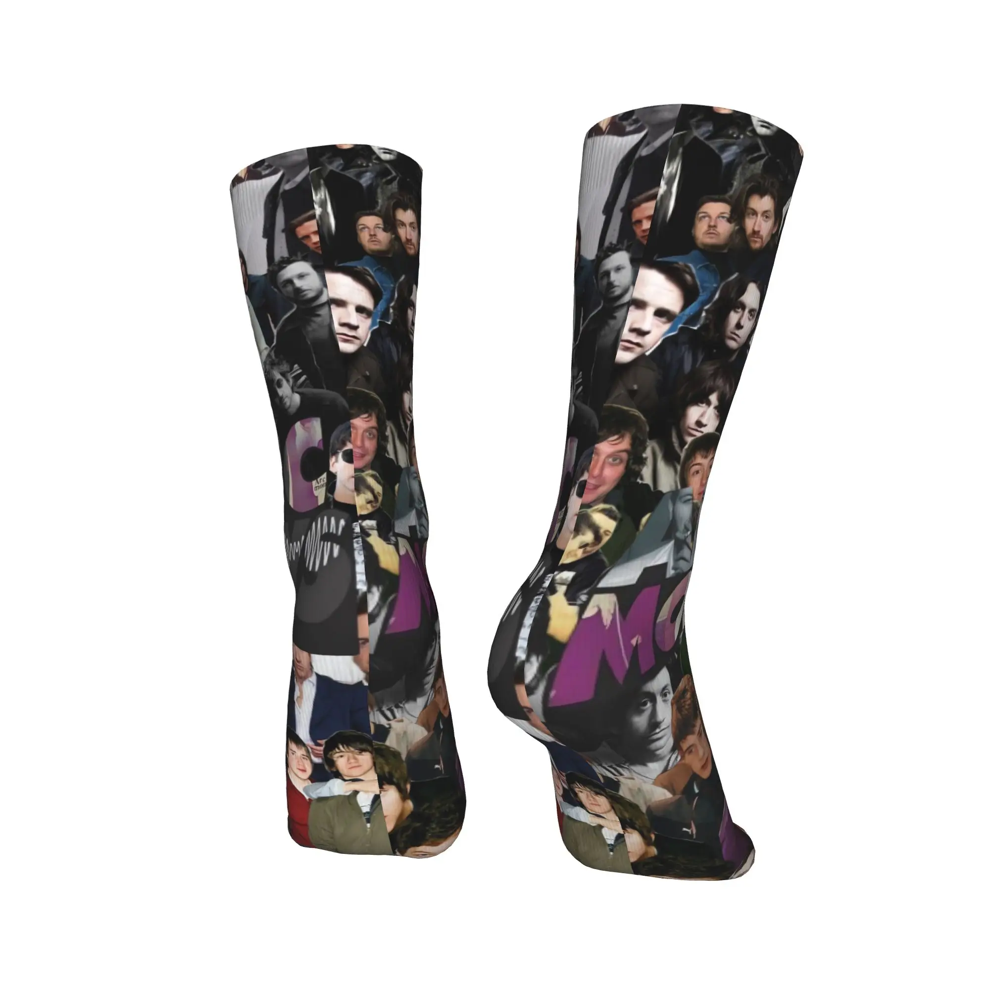 Rock Band Arctic Monkeys Socks Autumn  Stockings Gothic Men High Quality Socks Graphic Cycling Anti Slip Socks view 4
