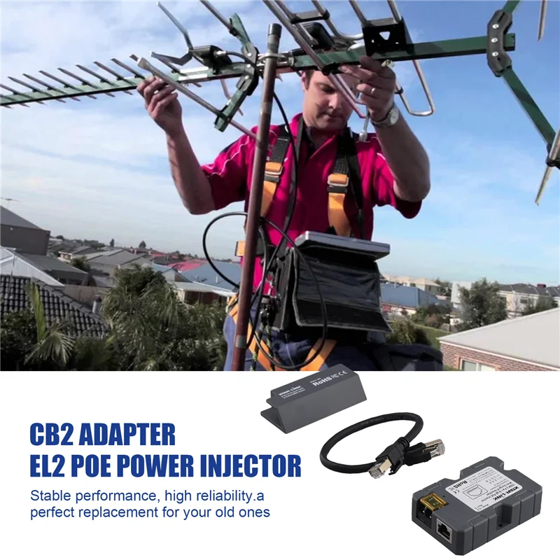

New CB2 Antenna Adapter For Starlink V2 DISHY Cable Adapter To RJ45 For Starlink 12V 24V Conversion Cable And Connection