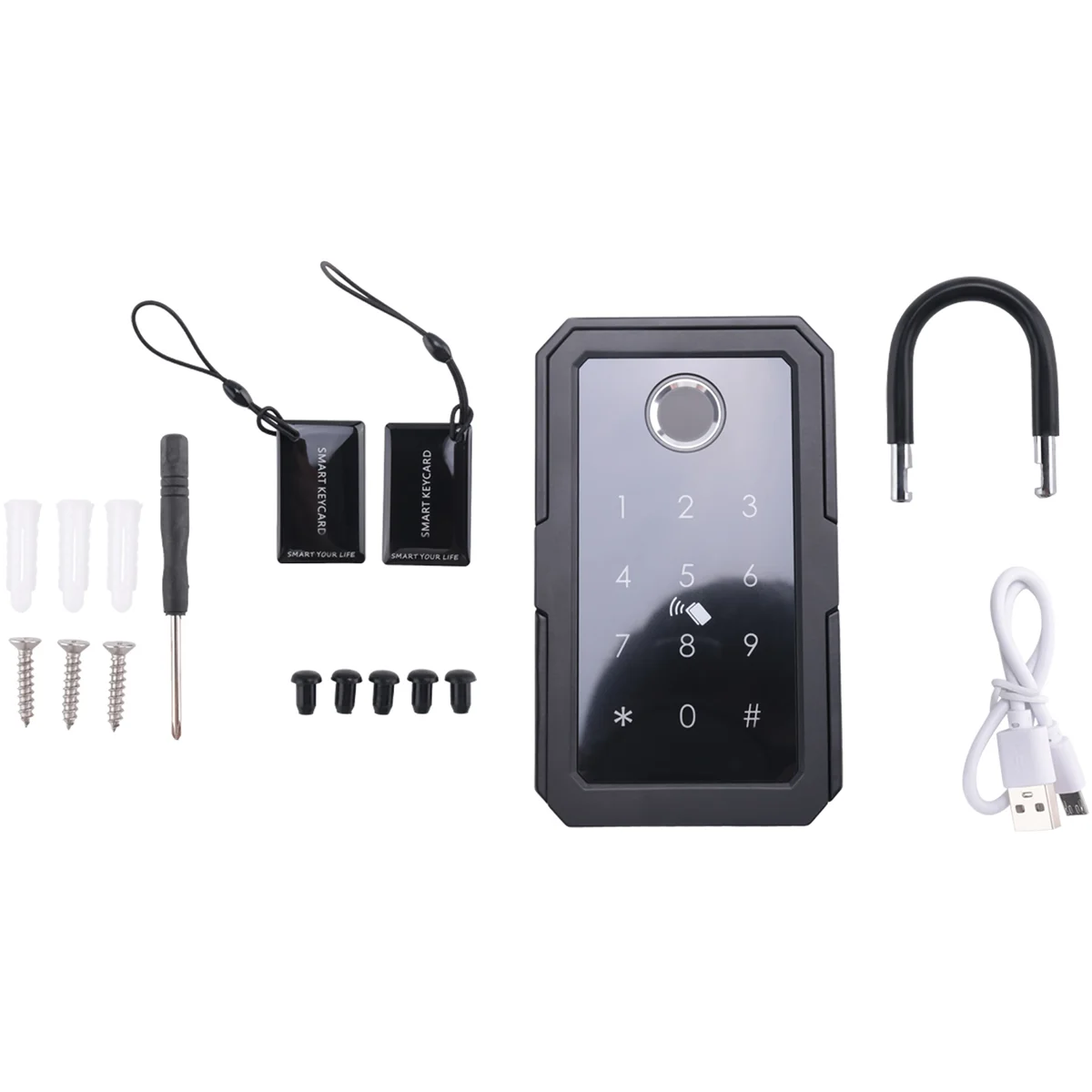 Smartkey Lock Box, Home Key Draadloze Smartlock Box, Elektronische sleutelkast App Digitale code Bluetooth-sleutelkluis voor host