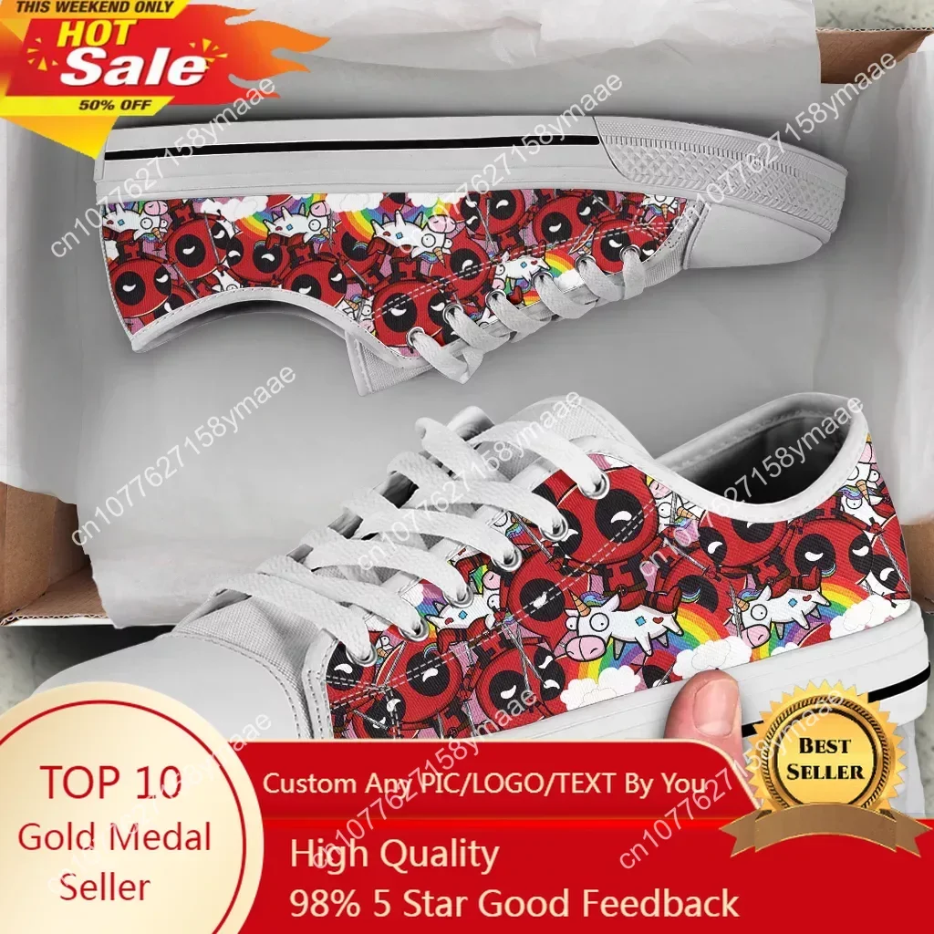 Hot Cool Fashion Pop Funny New Summer High Quality Sneakers Casual Shoes Men Women Unicorn Rainbow Low Top Classic Board Shoes