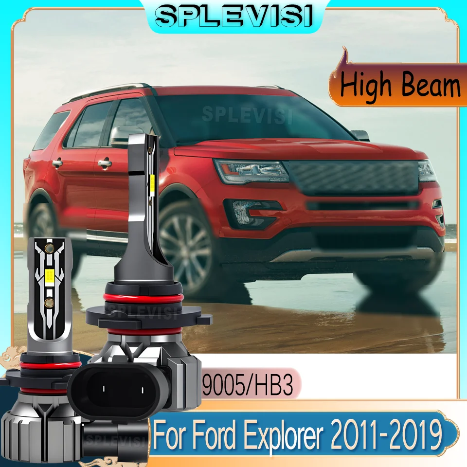 

Long Service Life Dustproof Waterproof Headlight LED High Bulbs For Ford Explorer 2011 2012 2013 2014 2015 2016 2017 2018 2019