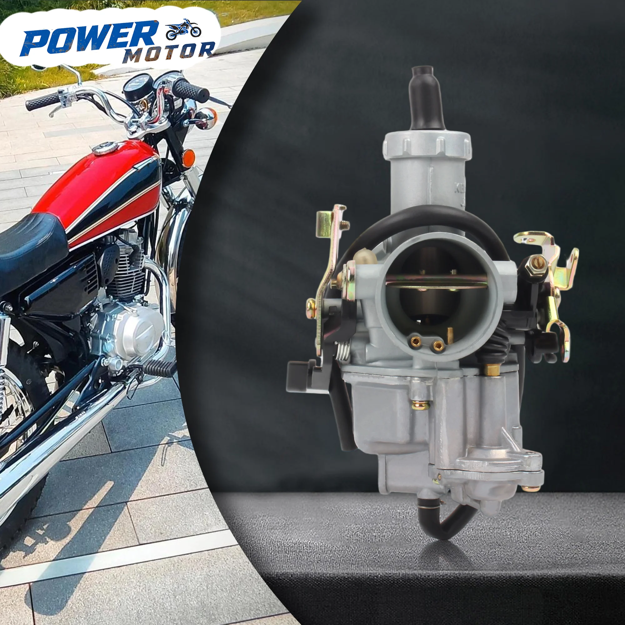 

PZ30 30mm Carburetor With Power Jet Accelerating Pump For 200cc 250cc Dirt Bike ATV Quad 4 Wheeler Motocross Pit Bike Parts