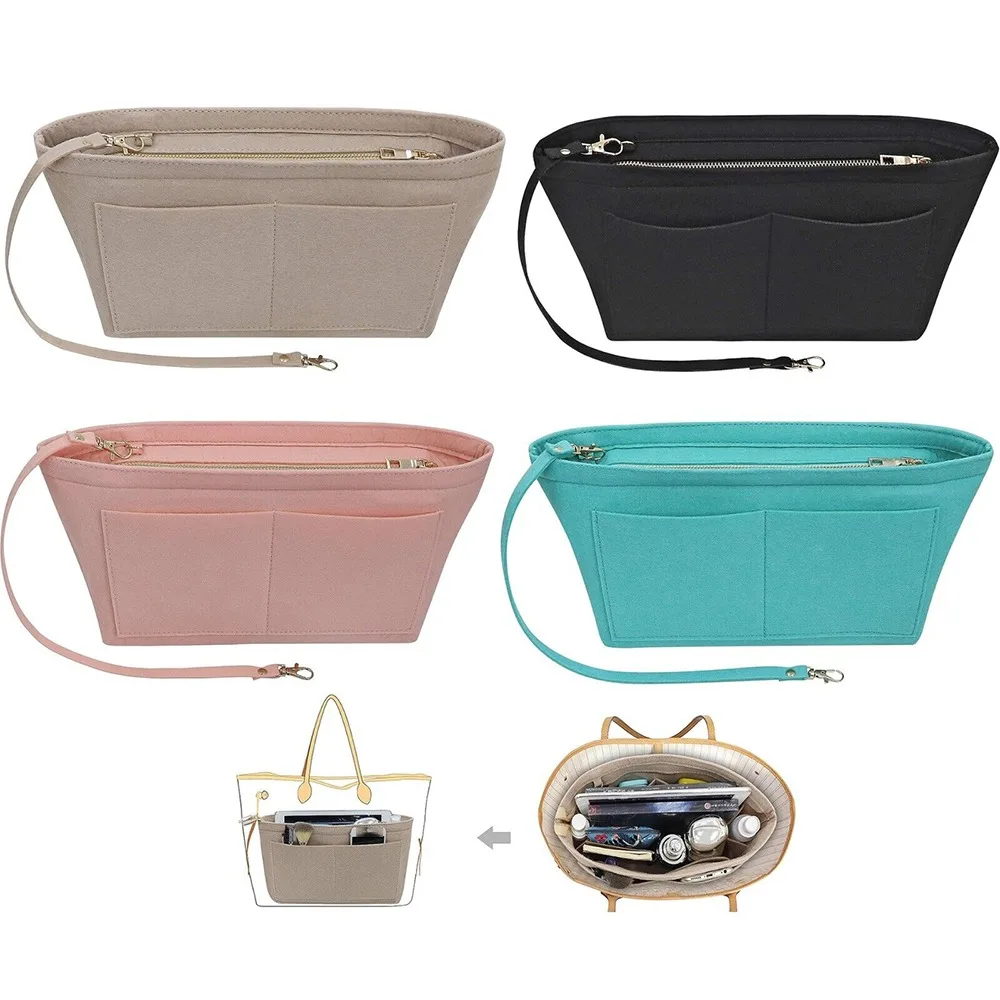 Brand Bags Felt Insert Bag New For Handbag Fit Various Inner Purse Portable Make up Organizer Travel