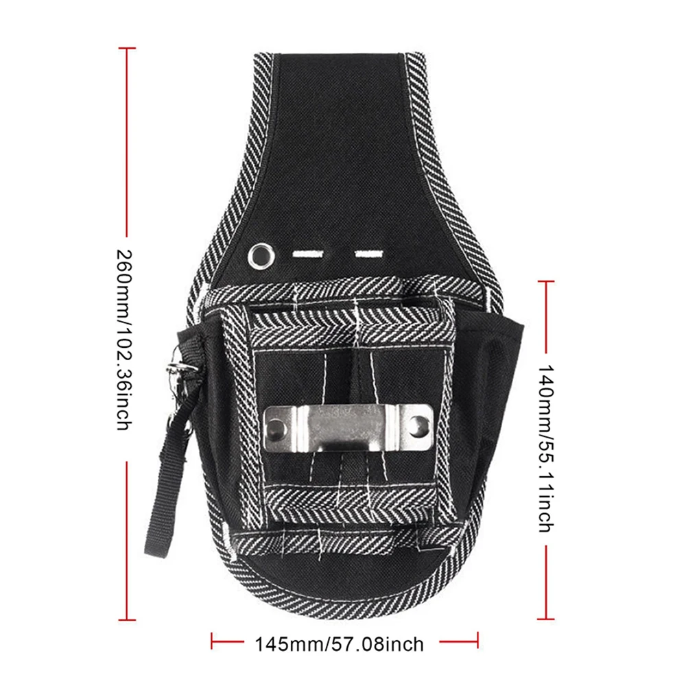 Borsa per attrezzi borsa per attrezzi in tessuto di Nylon per cacciavite pinze righello portaoggetti Organizer custodia tascabile per elettricista