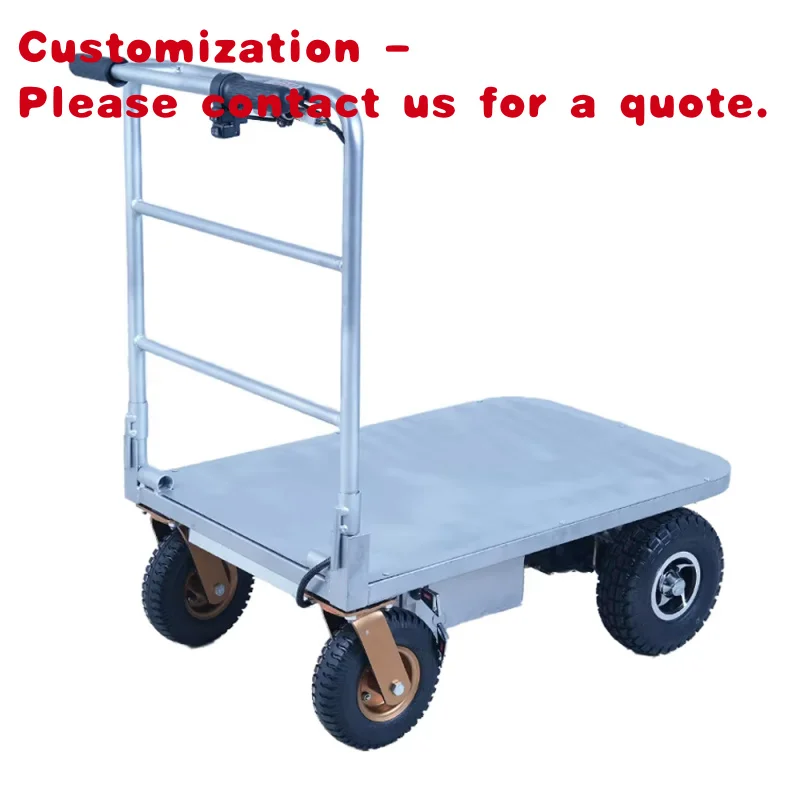 custom.Heavy-Duty Folding Steel Trolley Cart Multi-Function Platform Truck Four-Wheel Industrial Metal Hand Cart