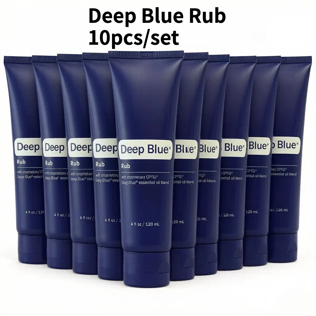10pcs/lot New Box Creme Deep Blue Rub Doterra With Proprietary Cptg Deep Blue Essential Oil Blend 120ml Makeup Tool Kits