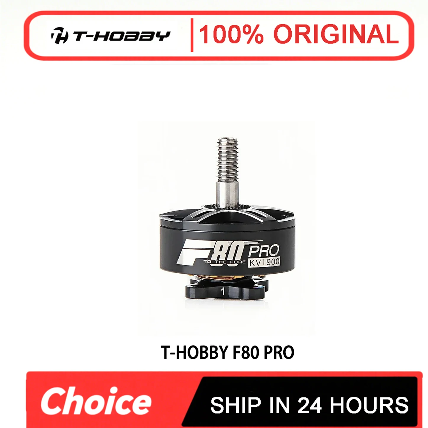 T-HOBBY F80 PRO 2408 - 1900KV/2200KV/2500KV Brushless Motor For Freestyle & Racing FPV Drone