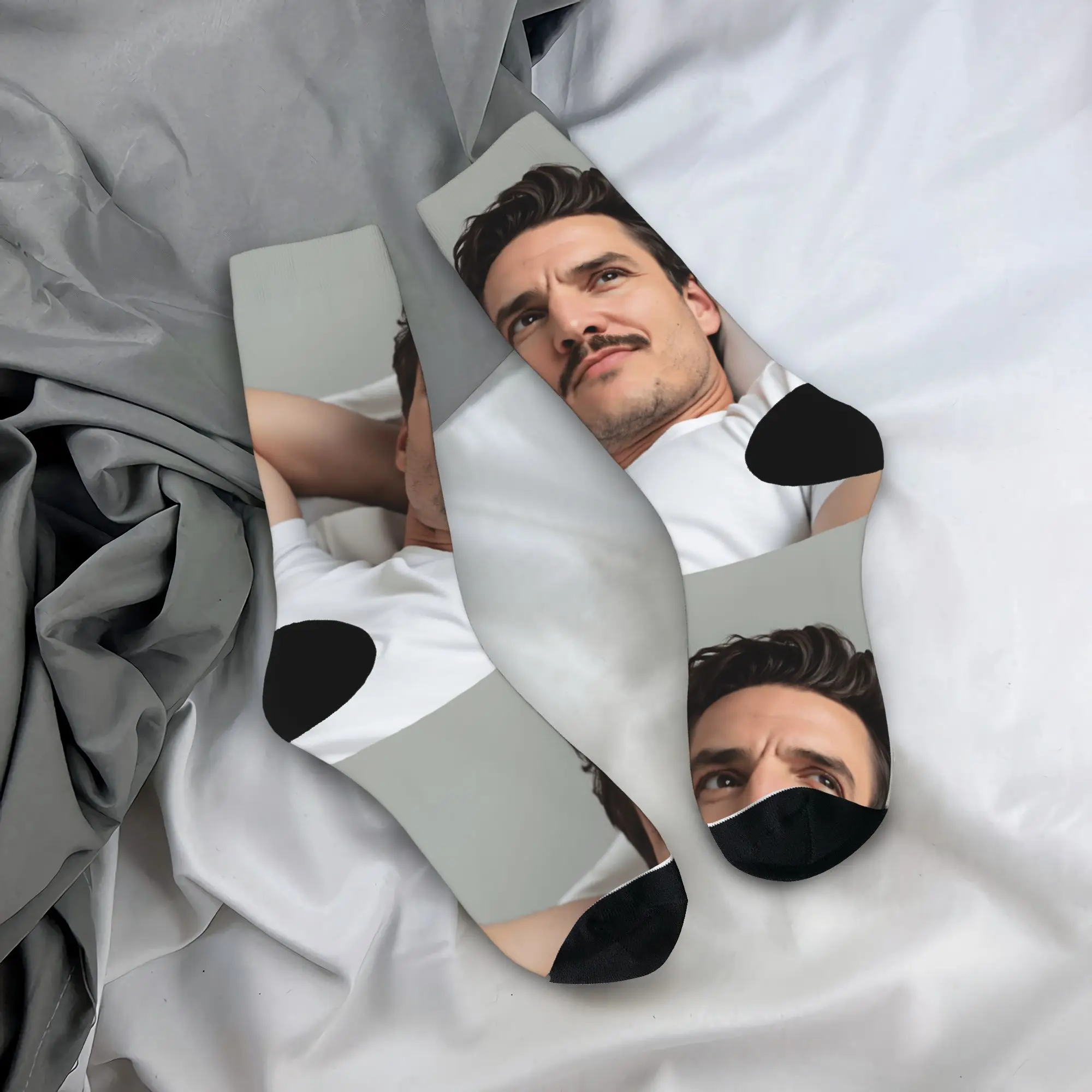 

Носки Jose Pedros Balmaceda Pascal, зимние чулки, модные женские и мужские средние мягкие носки с узором, противоскользящие носки для скейтборда