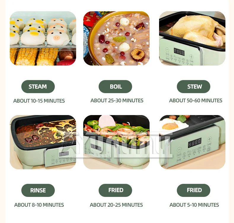 

26L Electric Food Steamer Multi Cooker Household Panela Vapor Multifunctional Electric Steamer