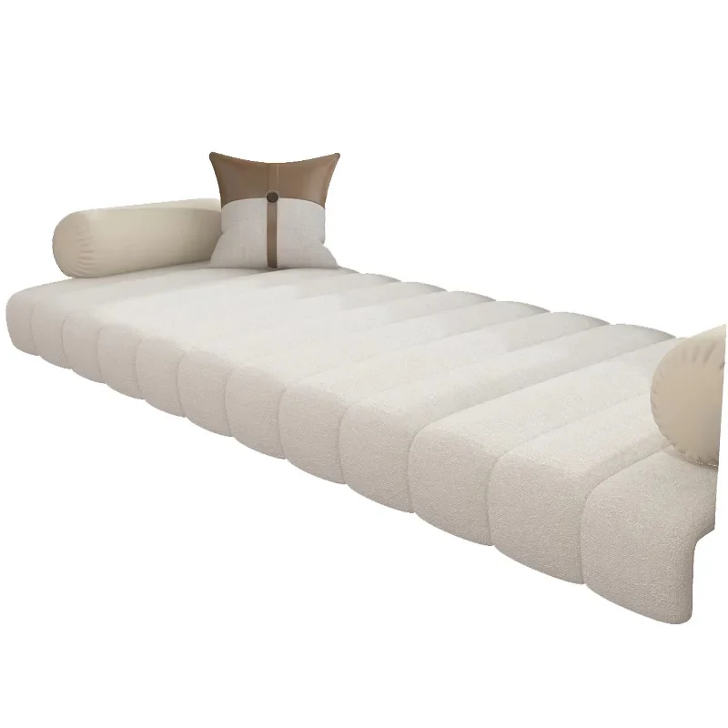 

Modern simple bay window mat removable and washable balcony tatami teddy velvet four-season universal anti-collision model