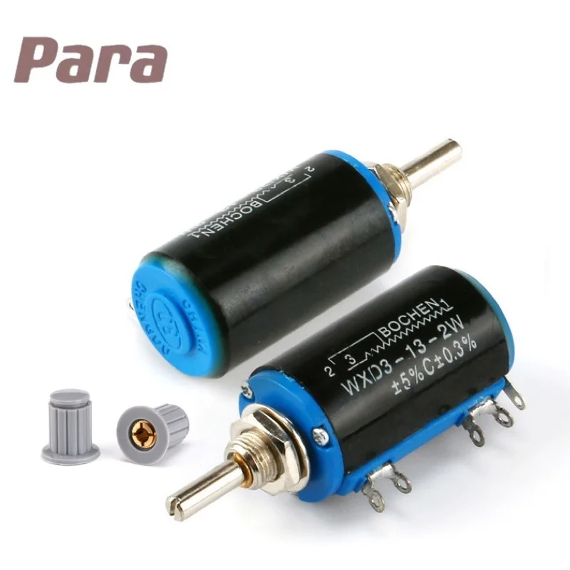 WXD3-13-2W 1K 2.2K 4.7K 5.6K 10K 22K 47K 220R 470R 220 470 ohm WXD3 WXD3-13 2W Potentiomètre multi-tours enroulé à distance