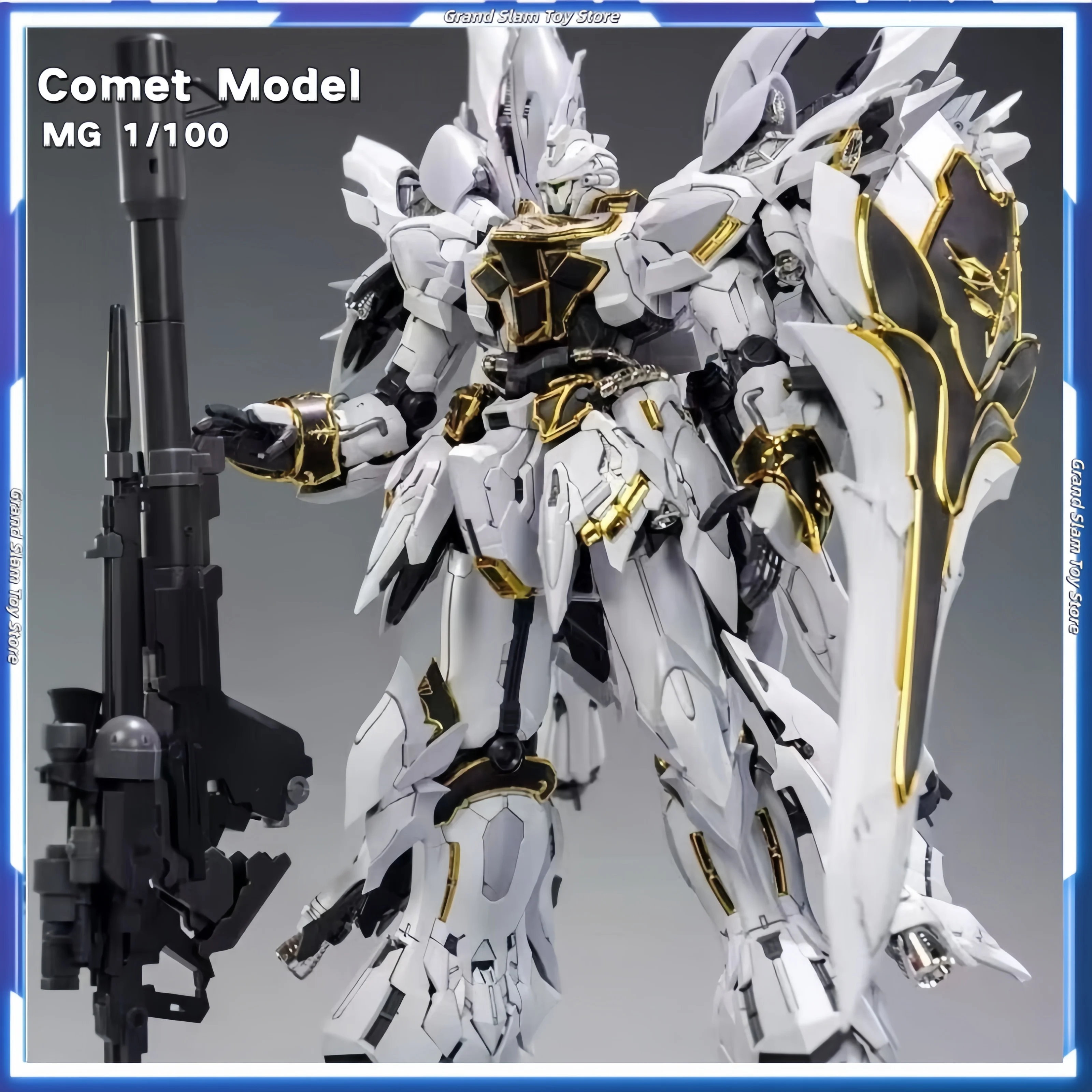 

В наличии модель Comet 1/100 Mg красный/белый Comet Msn-06s Sinanju Gk Sytle в сборе, комплект модели, модель, подарки на день рождения, игрушки