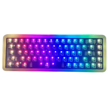 Everglide SK68 Bluetooth Hot swap RGB Keyboard Kit with Carbon fiber plate Acrylic Case and Screw in Stabs 68 keys 65%
