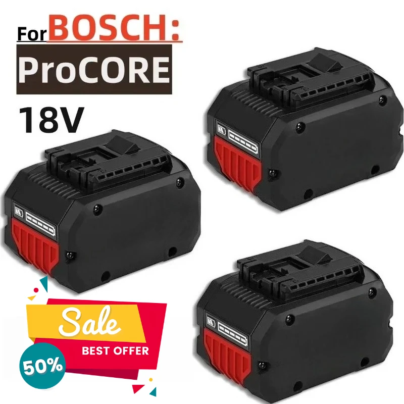 

Сменный аккумулятор 18 В для профессиональных системных аккумуляторных инструментов Bosch 18 В BAT609 BAT618 GBA18V80 21700 Cell