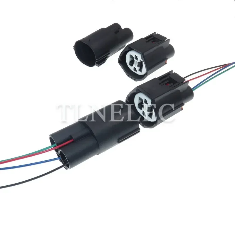 4 Pin Way Automotive Waterproof Connector With Wires Car Electric Fan Socket Plug For Ford Focus Volvo Land Rover 7283-8497-90