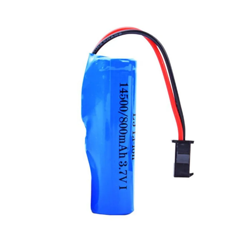 For JJRC C2 D828 3.7V 800mAh 14500 rechargeable Battery For RC TOYS helicopter car Baot Tank Gun Truck Train Motorcycles 3.7v