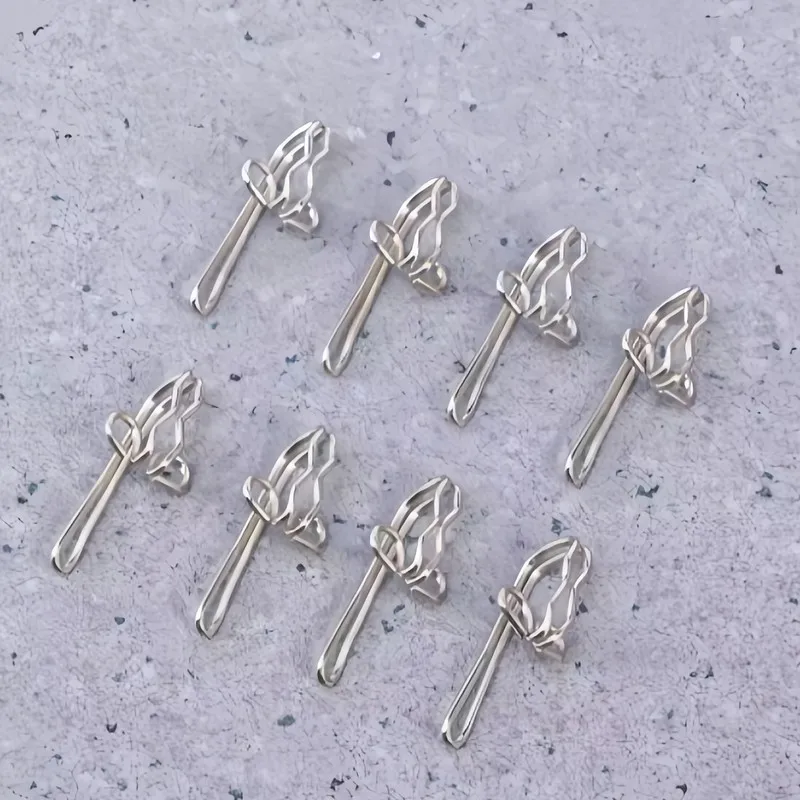 41 pcs Butterfly Curtain Hooks, Easy to Install and Sturdy, Won't Scratch Fabric, for Curtains, Door and Shower Curtains