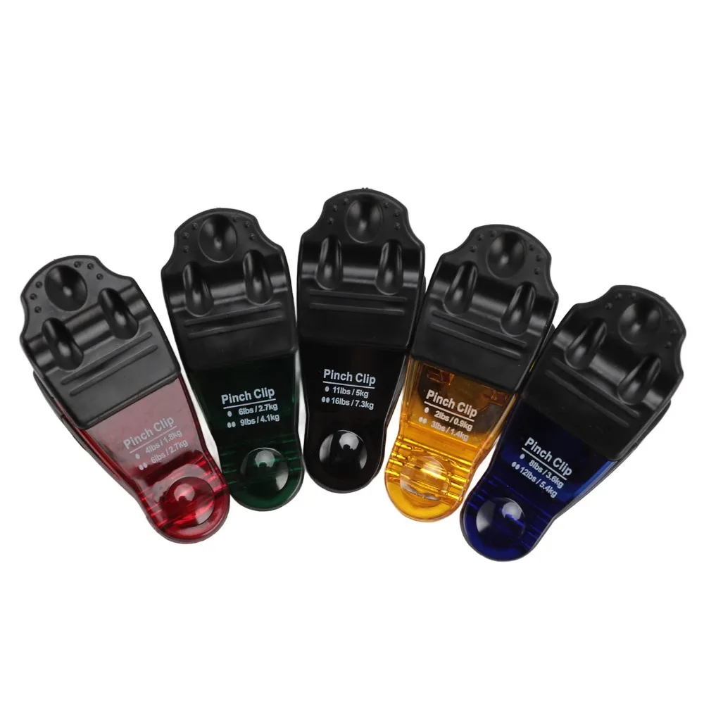 

5pcs Magnetic Pinch Exerciser Plastic Graded Resistance Pinch Strength Trainer 5 Colors Finger Strengthener Rehab Conditioning
