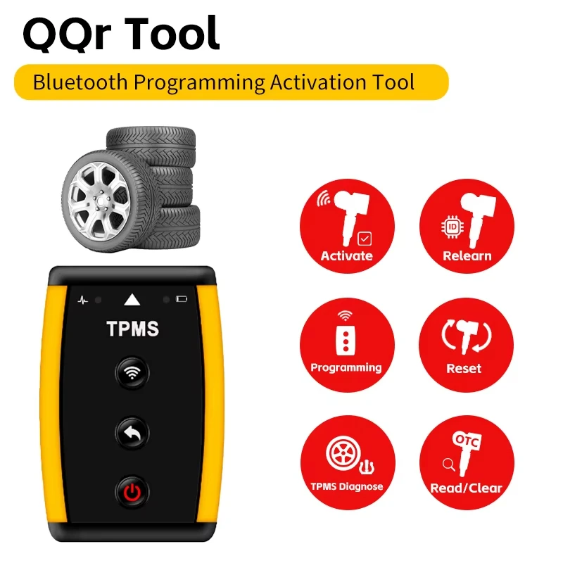 Programmable Universal 315MHz TPMS Sensor for All Vehicles with APP & Free Software Update
