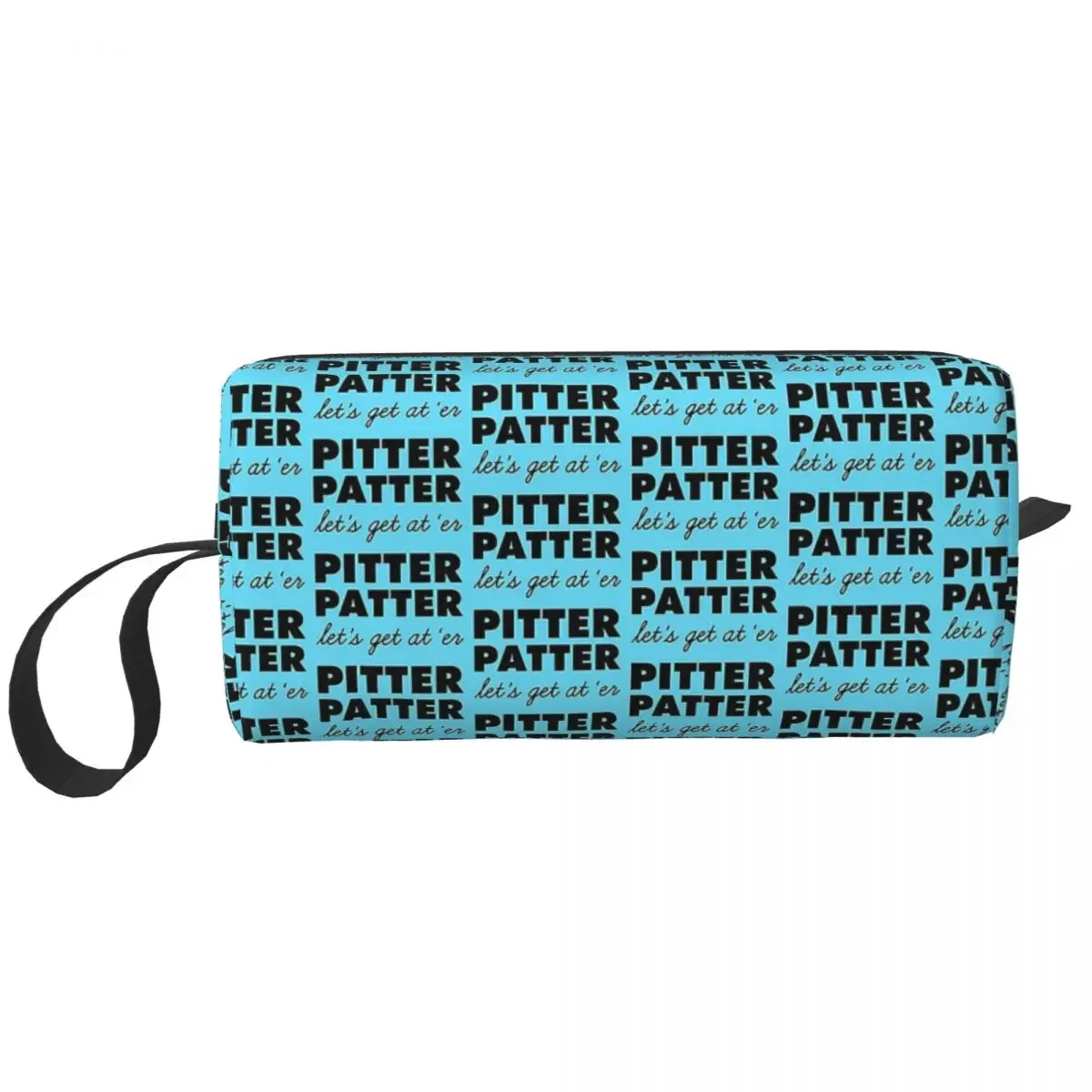 Letterkenny Pitter Patter Let's Get At 'Er Makeup Bag Cosmetic Dopp Kit Toiletry Cosmetic Bag Women Beauty Travel Pencil Case