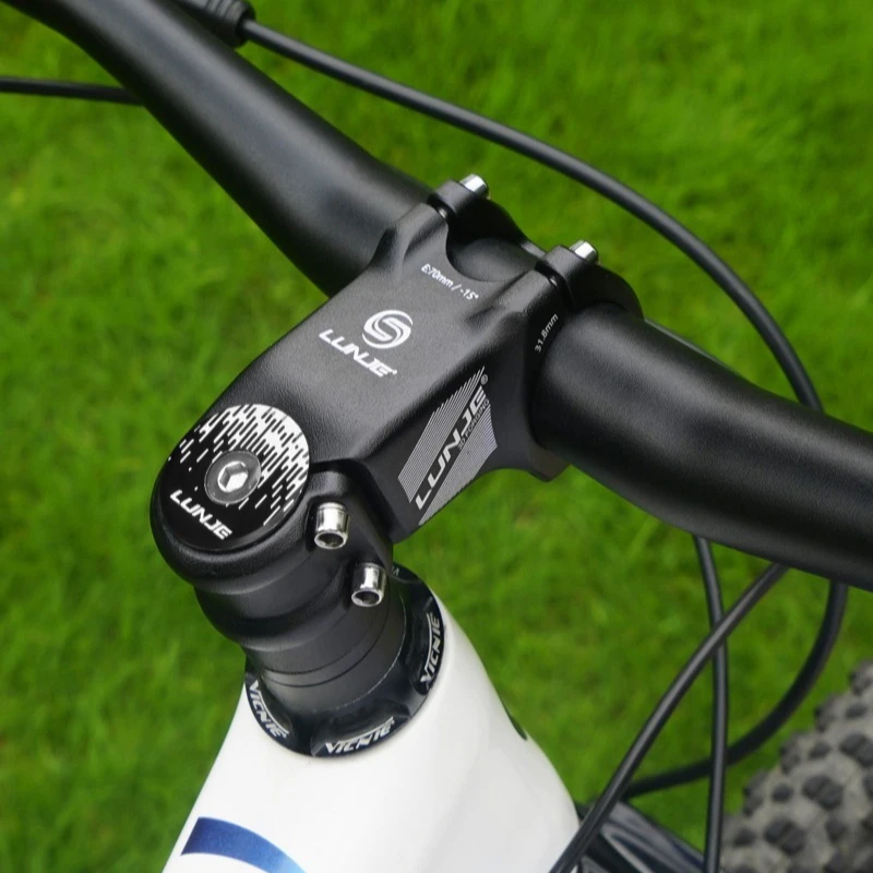 

Aluminum Alloy Bike Stem -15° Length 50~70 Mountain Bike Corrosion-resistant Stable Durable Bicycle Stem Bicycle Parts