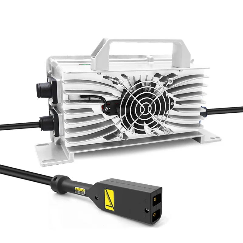 شاحن بطارية ذكي لعربة الجولف 48 فولت 15 أمبير مع قابس على شكل D لعربة الجولف EZGO TXT