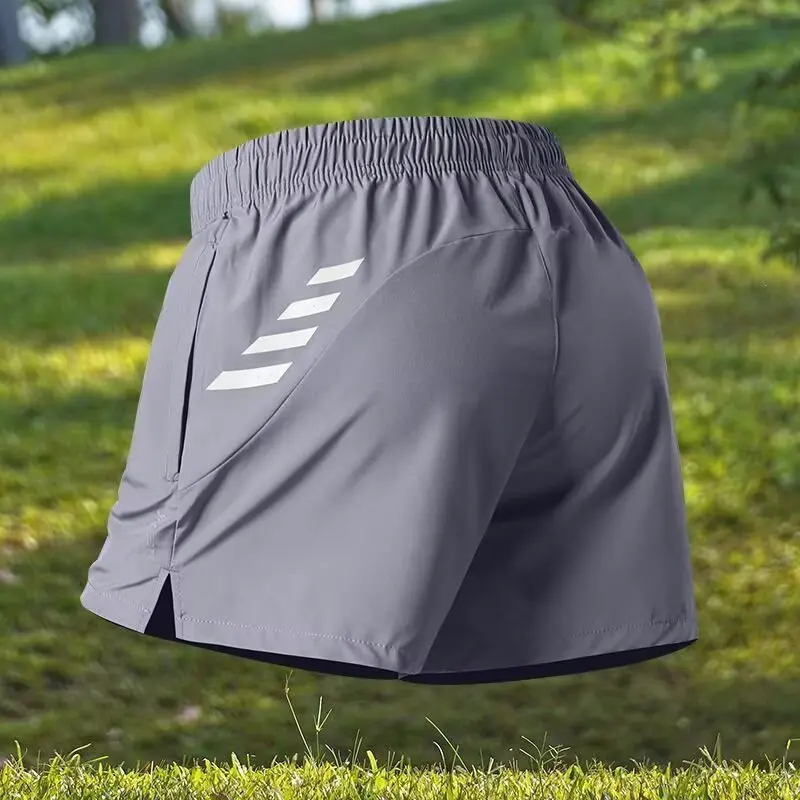 

Sports shorts men's track and field training three quarter pants 3 professional summer thin fit fitness running marathon quick d