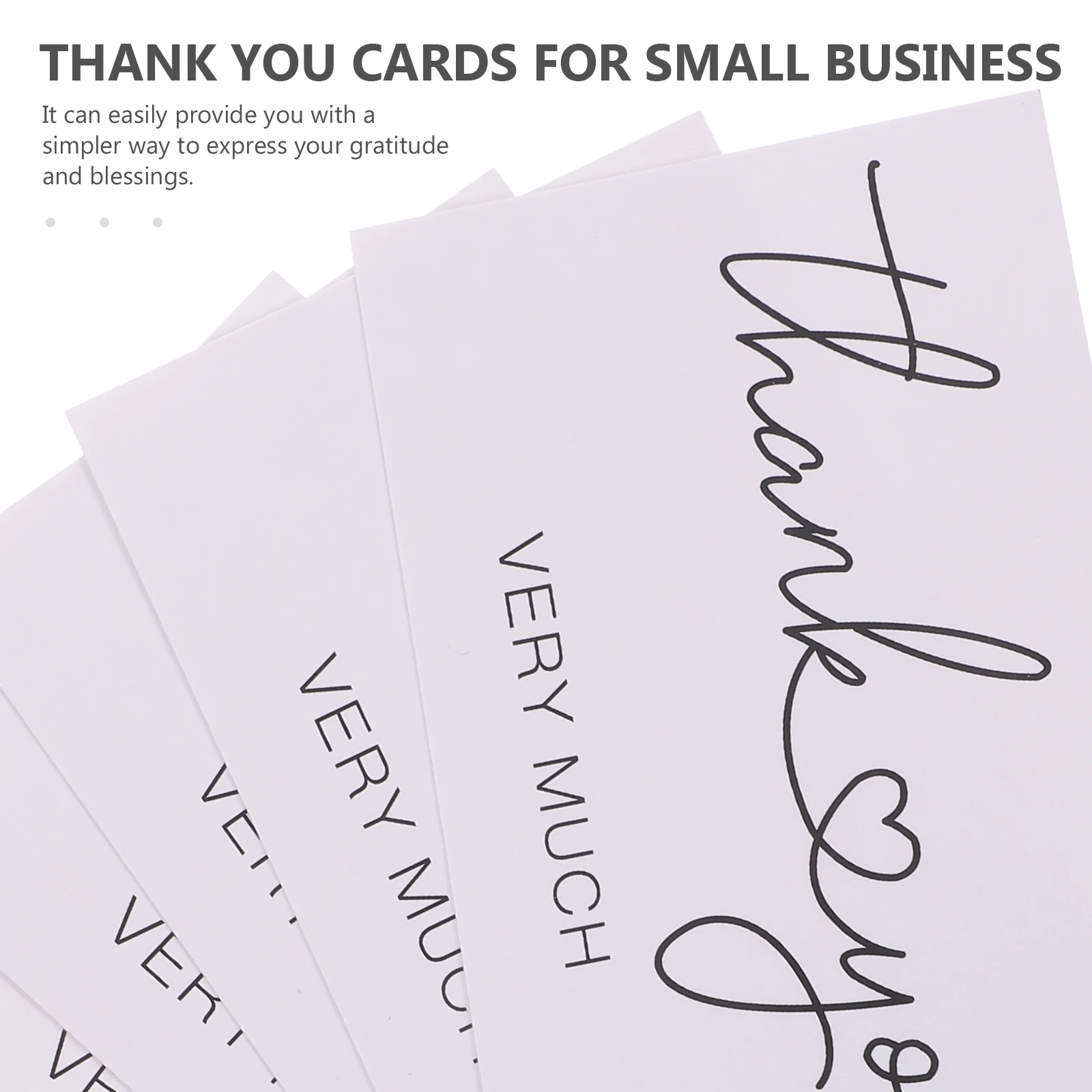 150 Pcs Thank You Card Thanks Greeting Cards Appreciation Handmade Flower Note Teacher