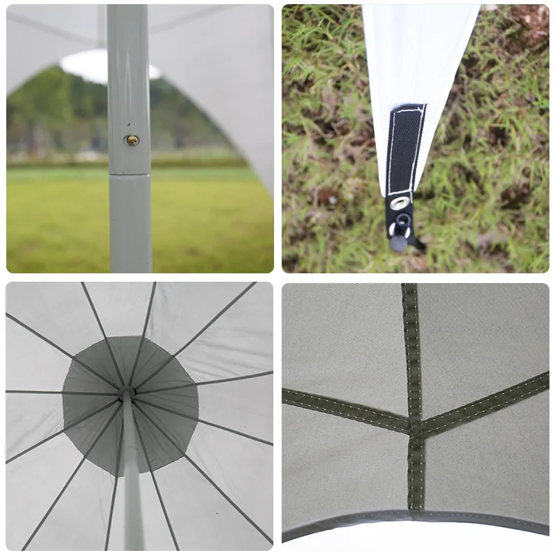 Outdoor rain hexagonal tent canopy picnic beach