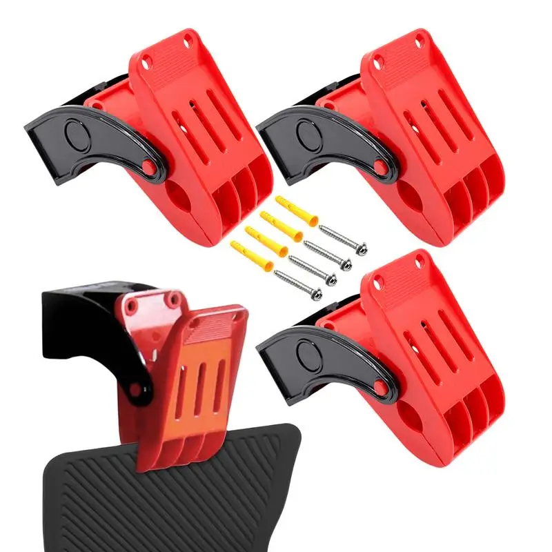 

Car Wash Floor Mat Clamps 4PCS Stainless Steel Swivel Floor Mat Clip Cleaning Clip Floor Mat Holder Wall-Mounted Clamps Secure