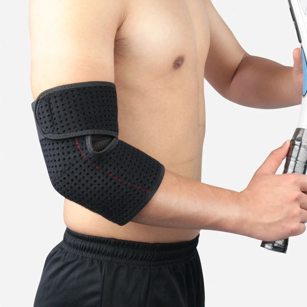 1Pcs Adjustable Elbow Brace Support Breathable Compression Arm Sleeve Wrap for Joint Pain Relief, Tendonitis, Golfer