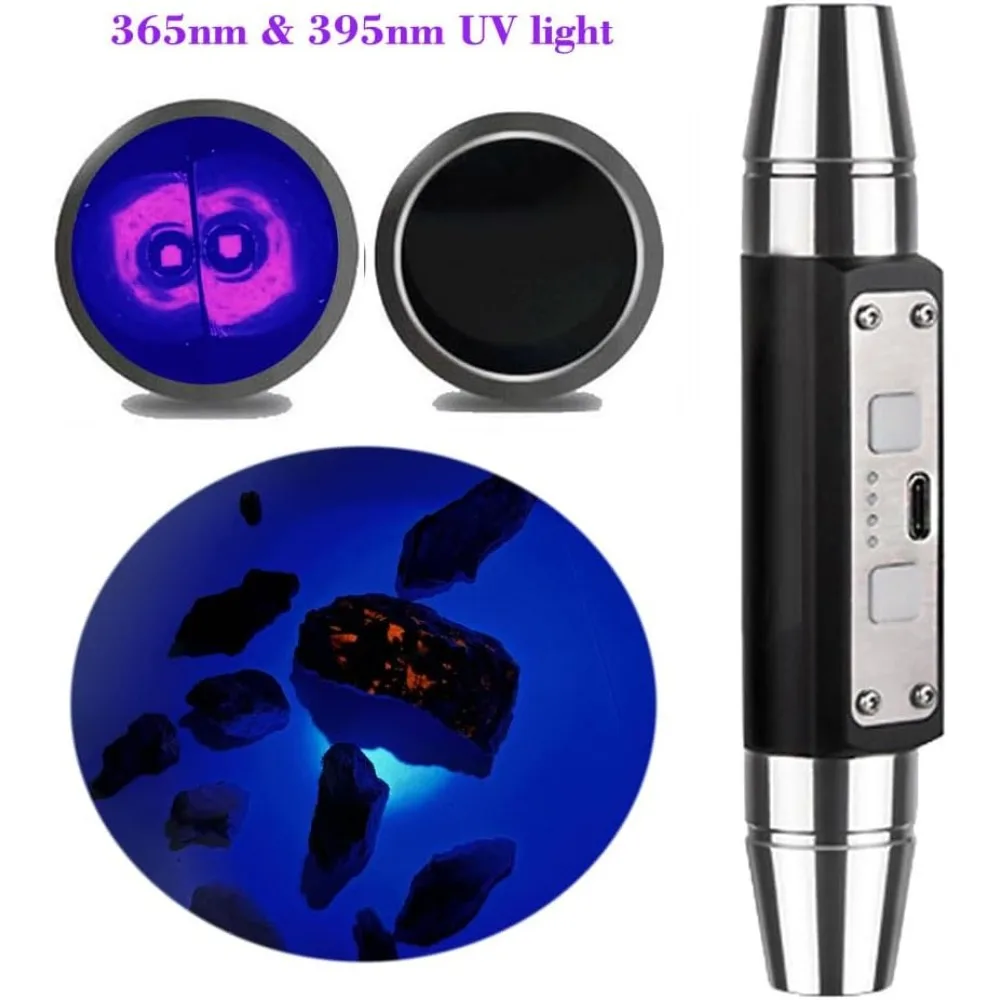 Linterna de mano LED de alto lumen: azul, modelo Stinger, potente linterna para uso en exteriores y de emergencia