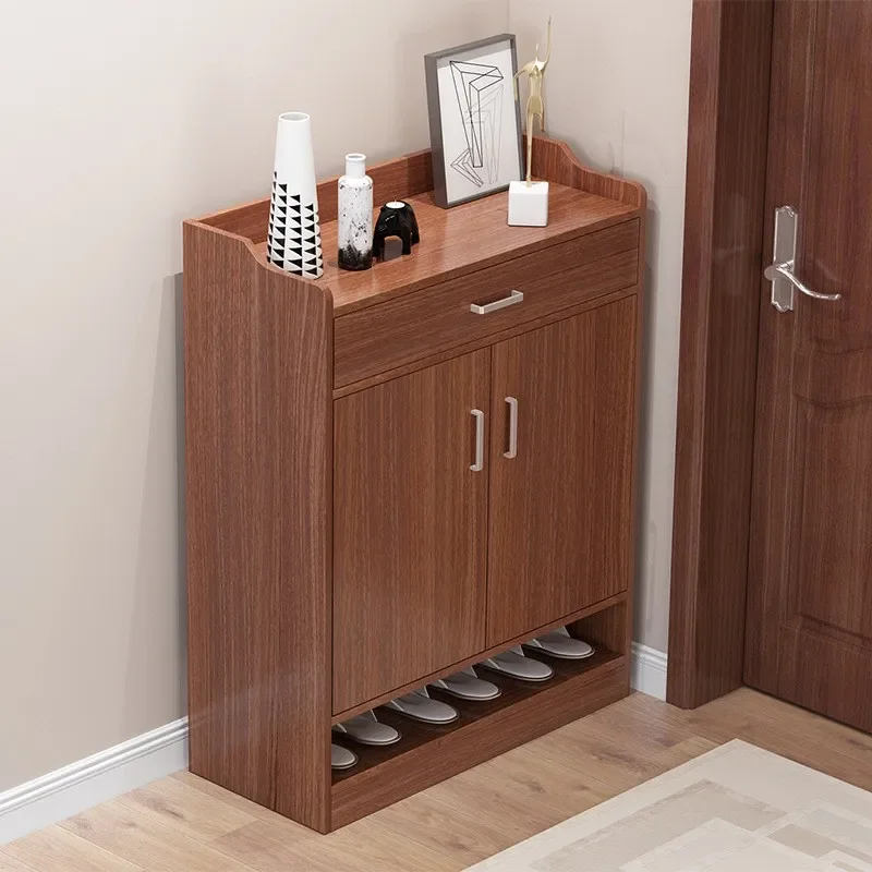 Shoe Cabinet, Simple And Large-capacity Shoe Rack At The Door Of The Home, Economical, Indoors, Multi-layer Dust-proof Storage