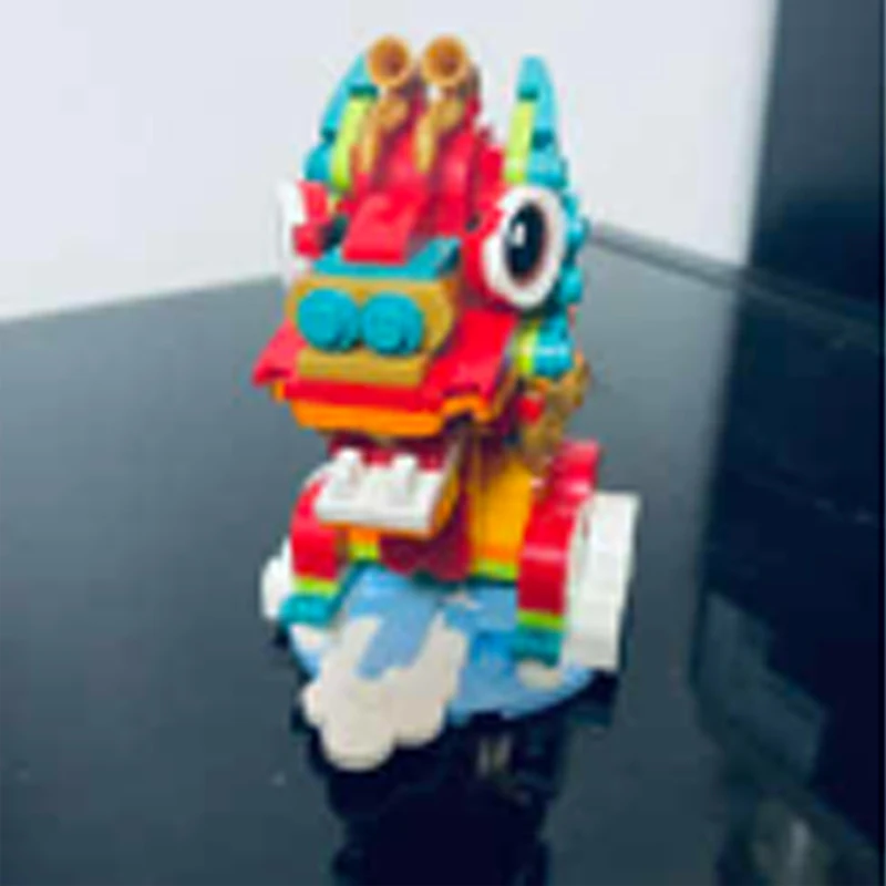 LEGO 40611 the Year of the Loong Zodiac assembly blocks