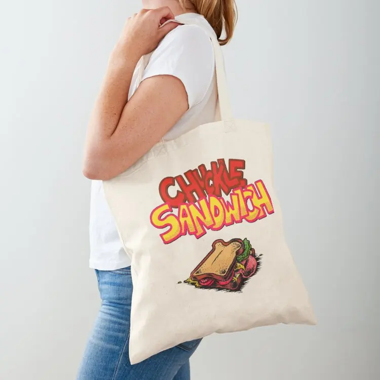 

chuckle sandwich Tote Bag Shopper handbag custom tote bag Gift bag shoping