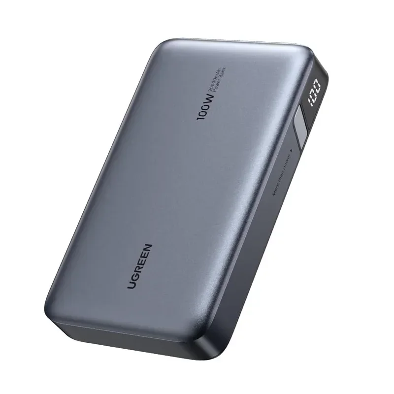 100W UGREEN Power Bank 20000mAh Fast Charge Type C 3-Port Digital Display High Quality Fast Recharge Power Bank