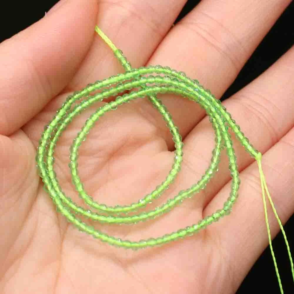 1 Stück natürliche Spinell-Perlen, 2–3 mm, facettierte lose Perlen, natürliche Stein-Abstandshalter-Perlen für die Herstellung von DIY-Armbändern, Halsketten und Schmuck. – Detail 19