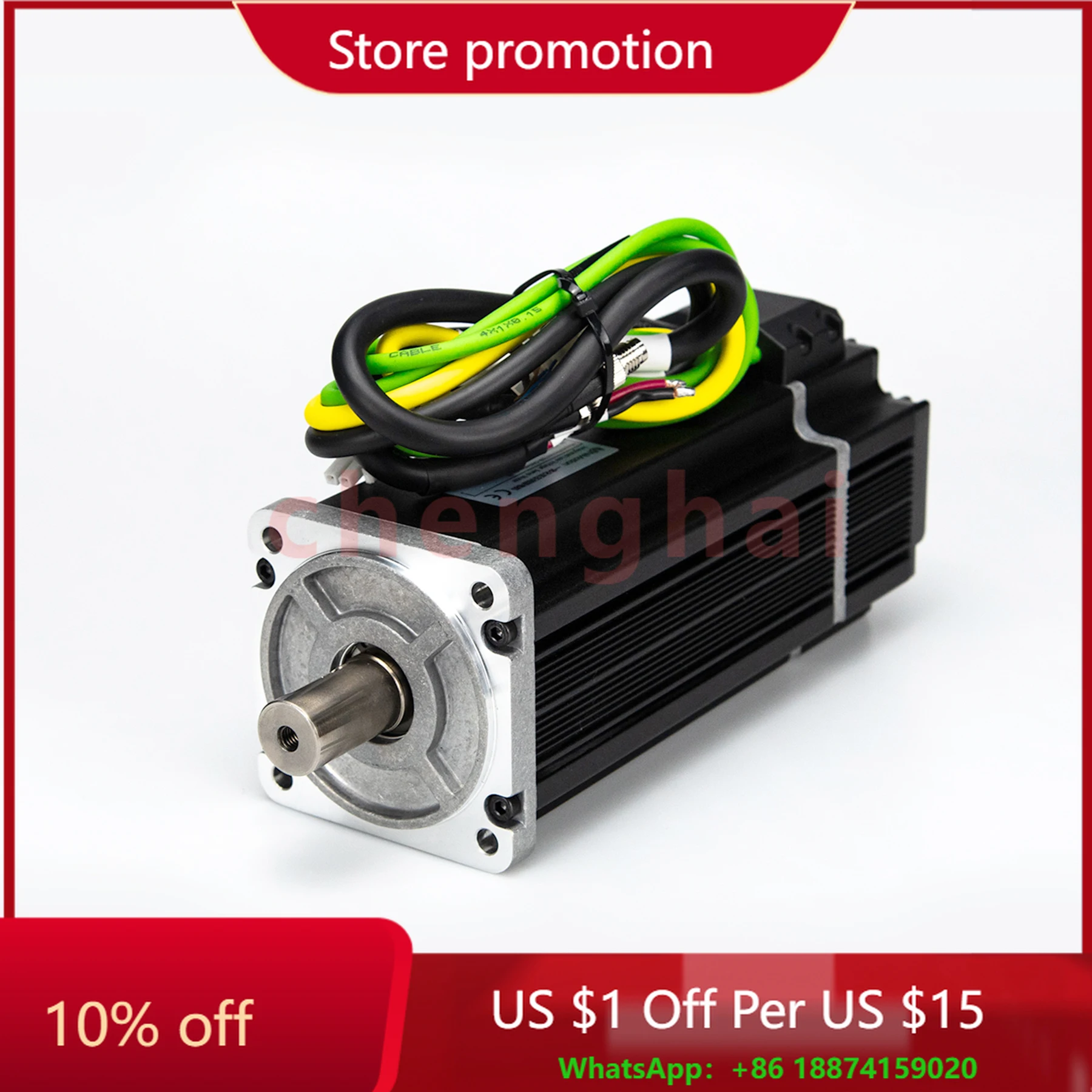 

750w 48V DC CANopen Integrated Low-voltage Servo Motor 3000rpm with Driver and Encoder for AGV