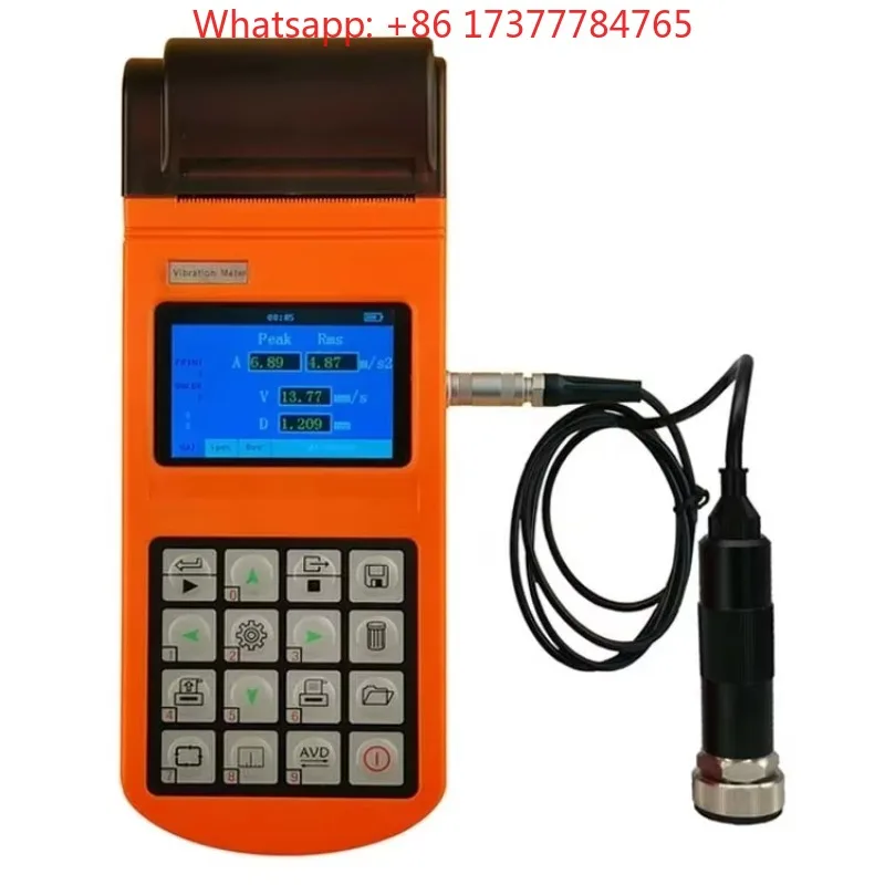 

Vibration Meter 2025TV360, Professional Portable Vibrometer Measuring Acceleration Velocity Displacement For Motor Bearing