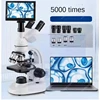 Zoom 2000X-5000X mikroskop biologiczny HD cyfrowy mikroskop laboratoryjny LED 3