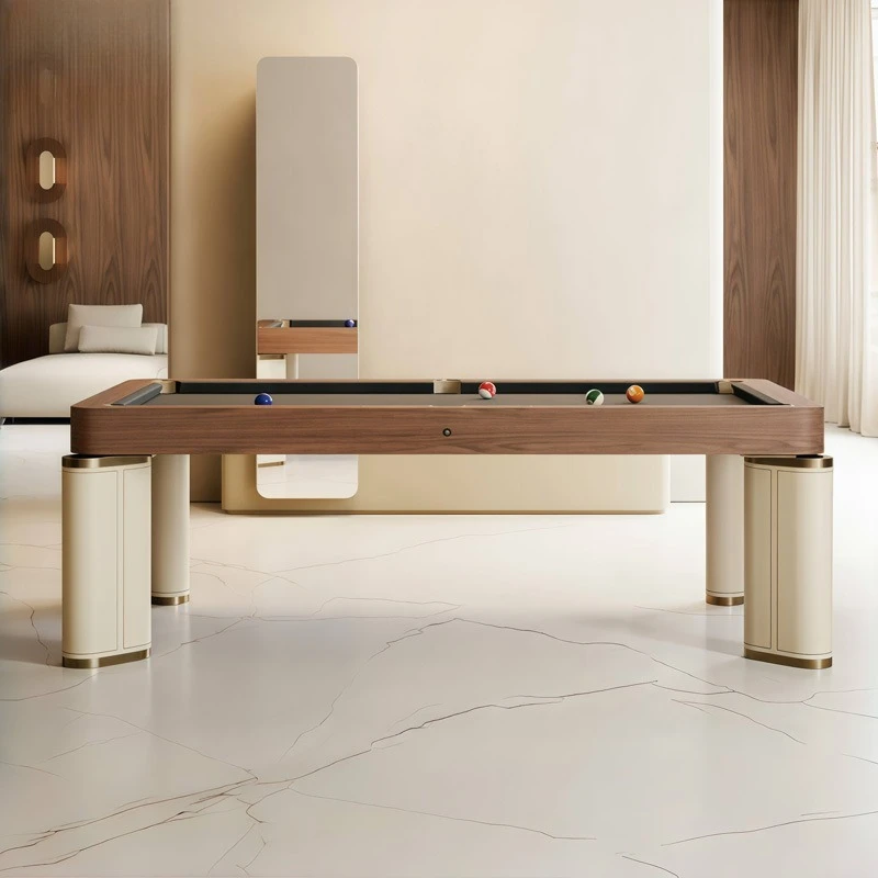 Italian household pool table dining table 2-in-1 American black eight or nine ball pool table
