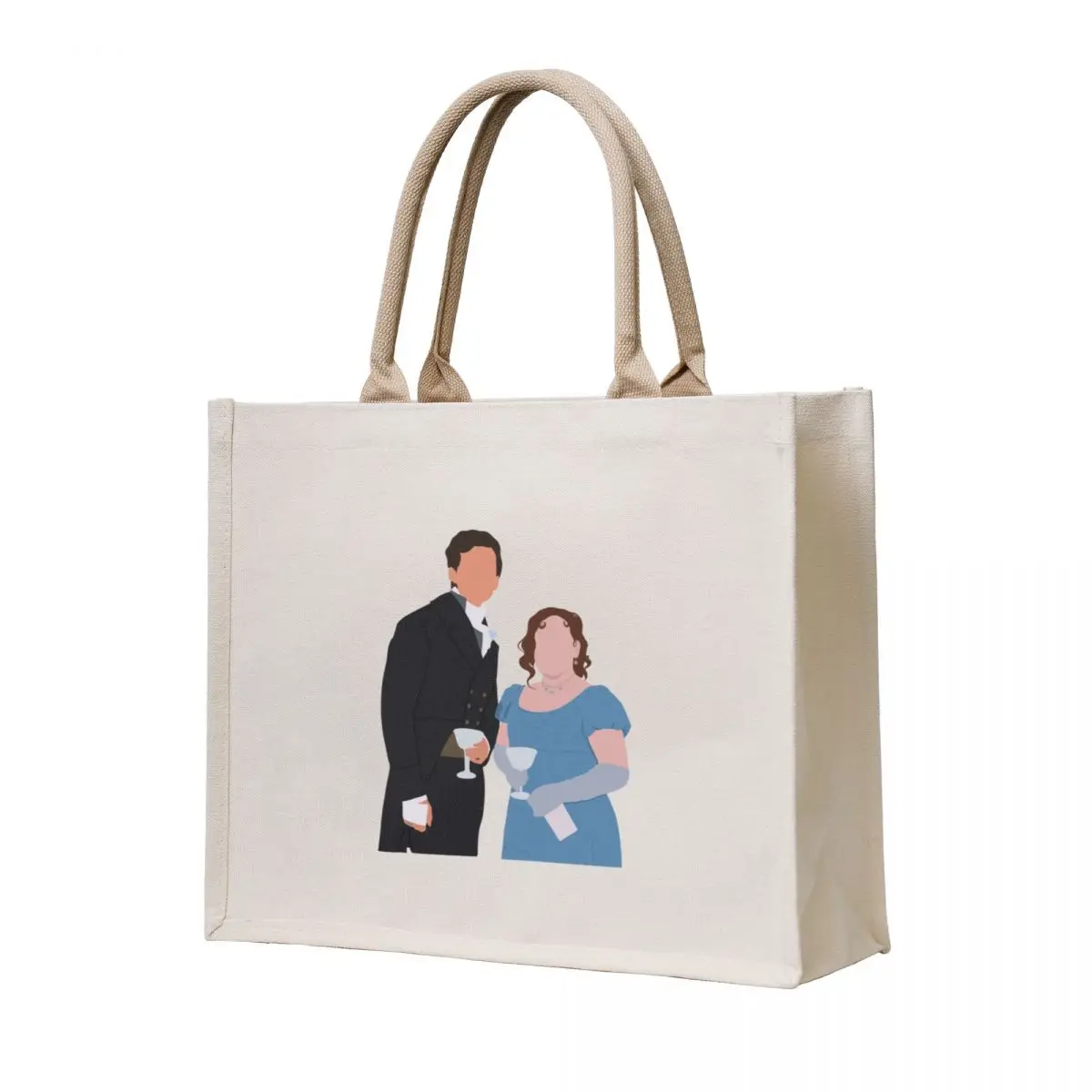 

Penelope and Colin Tote Bag tote bags aesthetic large size bags supermarket folding bag