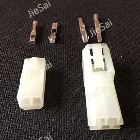 2 Pin Electronic Female Male Automotive Connector Auto Household Plug Crimp Terminal Connector