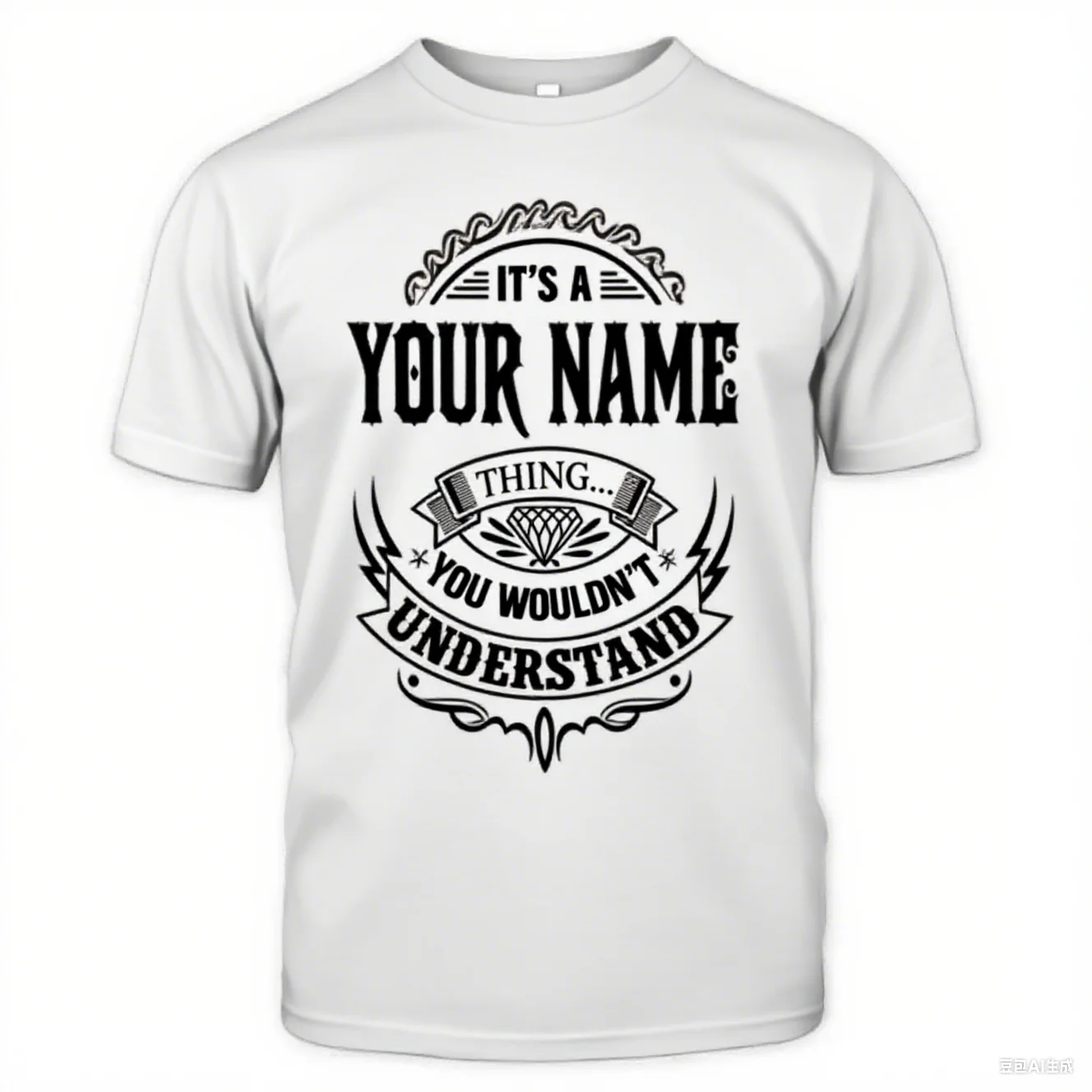 القطن تي شيرت مع عبارة اسم أنيق طباعة ذلك اسمك شيء لن تحصل على العلامة التجارية الشارع الشهير طباعة جديد وصول المحملة S-4XL #1