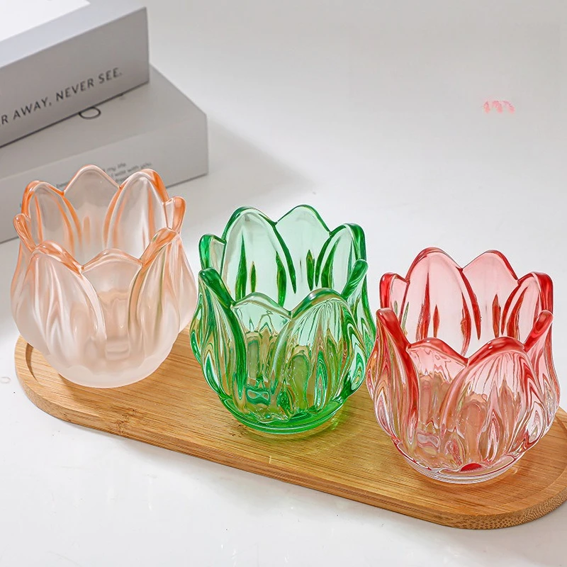 Tulpenkerzenbecher aus Glas, A – Candle Making Glass Bewertung und Preis