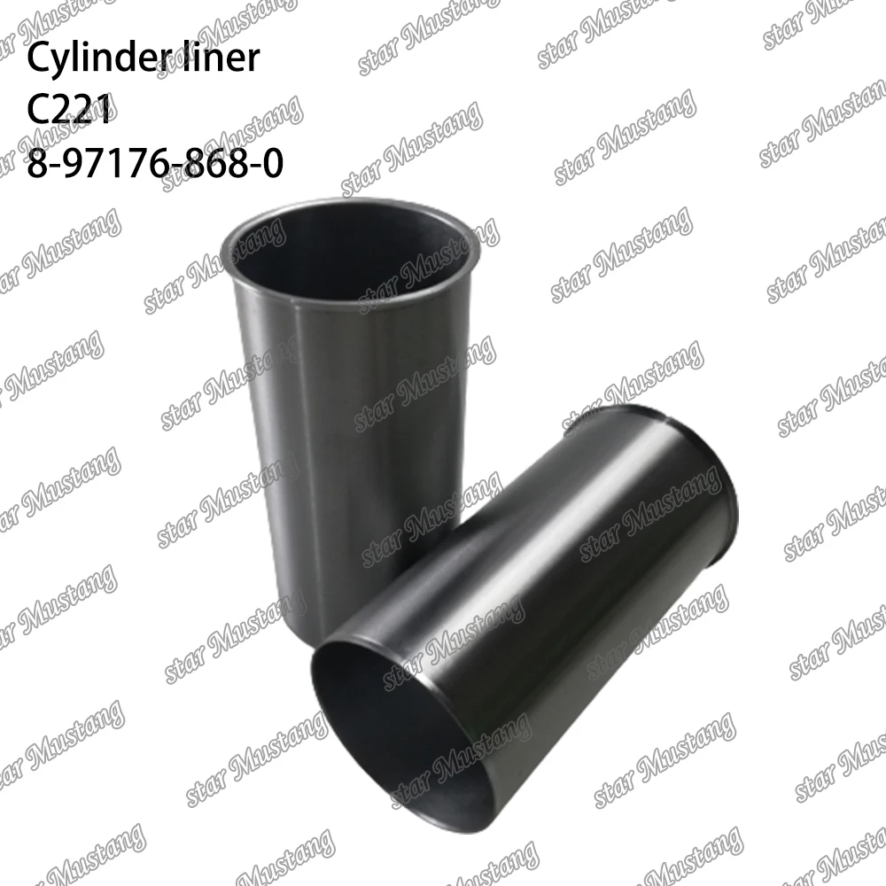 C221 Cylinder liner 8-97176-868-0 9-11261-253-0 9-11261-253-1 Suitable For Isuzu Engine Parts