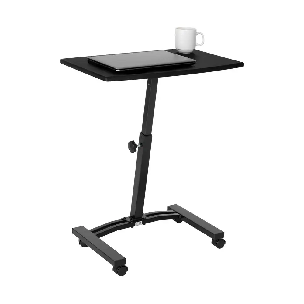 

Classics Airlift Mobile Height Adjustable Laptop Stand Computer Workstation for Sitting Classroom Home Office Medical Table w W