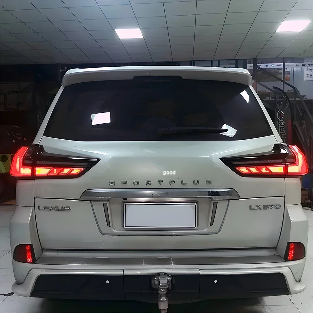 

For Lexus LX570 2016-2019 Upgrade Car Taillights Assembly LED Dynamic Streamer Brake Light Tool Auto Rear Back Lamps Accessories